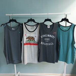 Bundle of mens large tank tops
